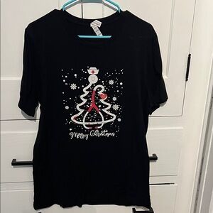 Women’s size large Christmas nurses T-shirt